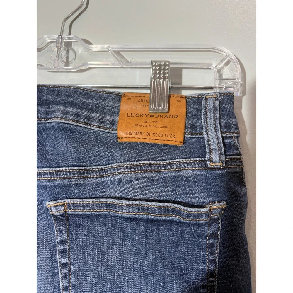 Lucky Brand Womens Mid Rise Skinny Jeans Medium Wash Denim Size 4 27 Regular